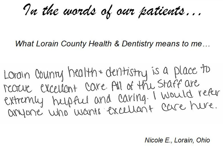 In the words of our patients…